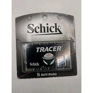 Schick Tracer 5 Refill Shaver Razor Blades Cartridges Discontinued